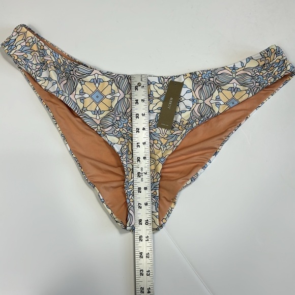 J. Crew Active Bikini Bottom Women's 2X Blue Kaleidoscope New BF153 7850 - Picture 6 of 13